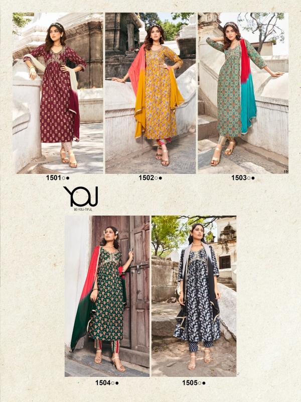 Wanna Siyaahi Alia Cut Designer Kurti With Pant And Dupatta Collection